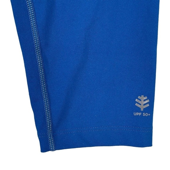 Coolibar Long Sleeve T Shirt Mens XXL Performance UPF 50+ Stretch Shirt Blue - Picture 5 of 13